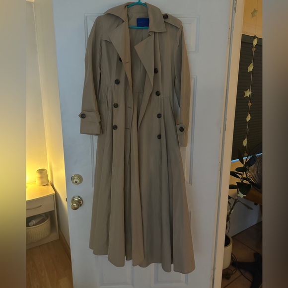 Winser London - small - beige - midi trench coat - brand new with tags - Picture 1 of 5